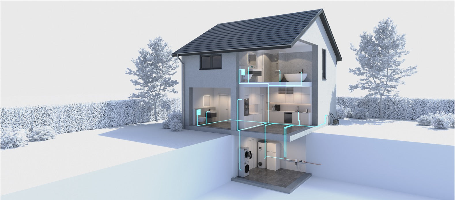 Enthärtungsanlage für Wohnung oder als Gesamtlösung für größere Wohneinheiten